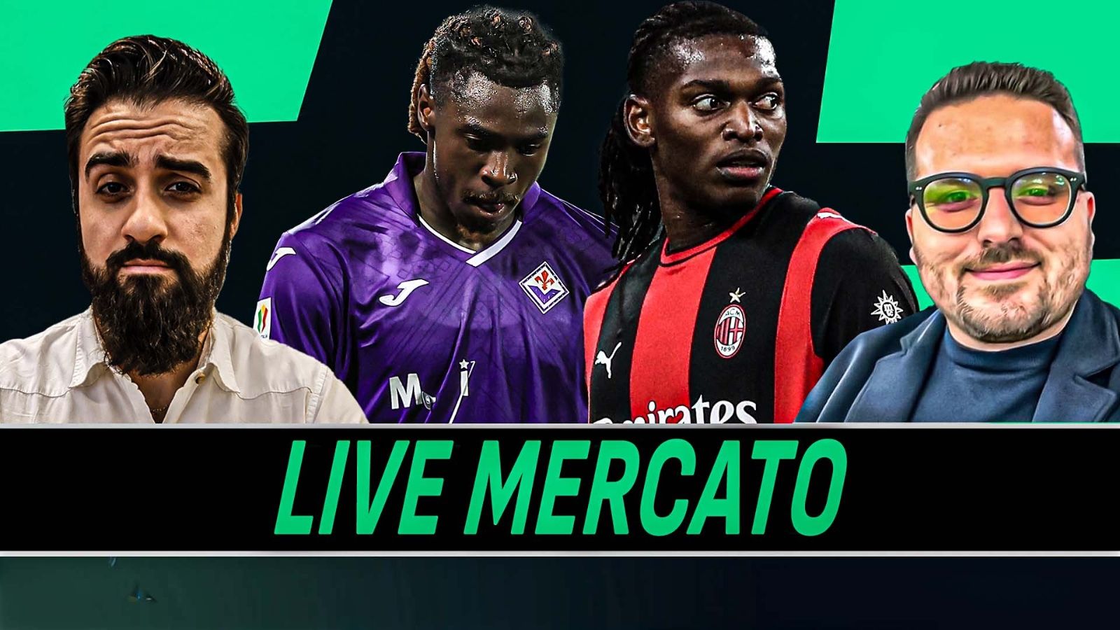 CM Grafica Straga Dani LIVE mercato nuova Leao Kean 16 9