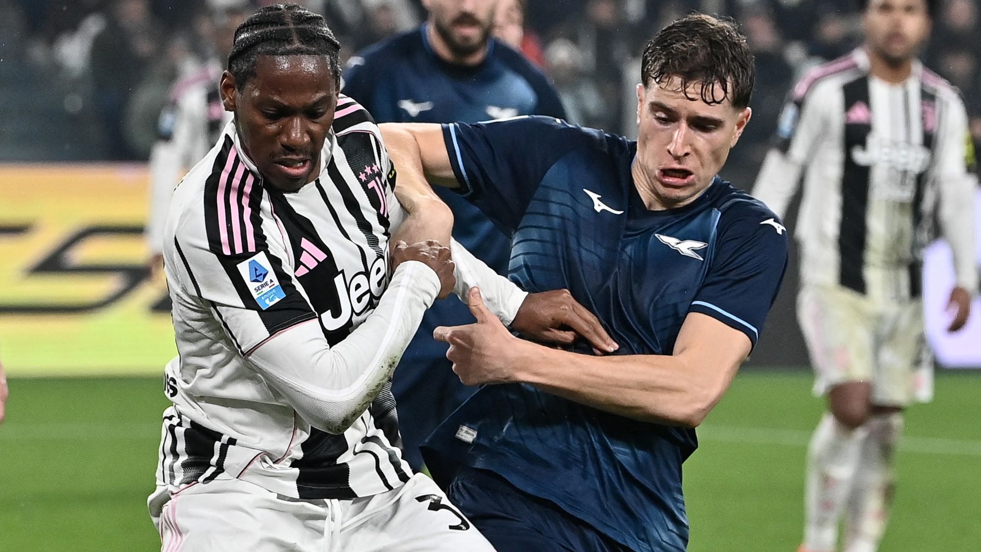Juventus-Lazio, Basic sostituito per infortunio: le condizioni