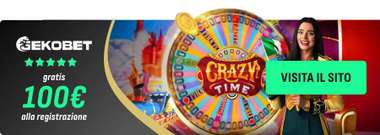 Interfaccia di Gekobet Casino su mobile