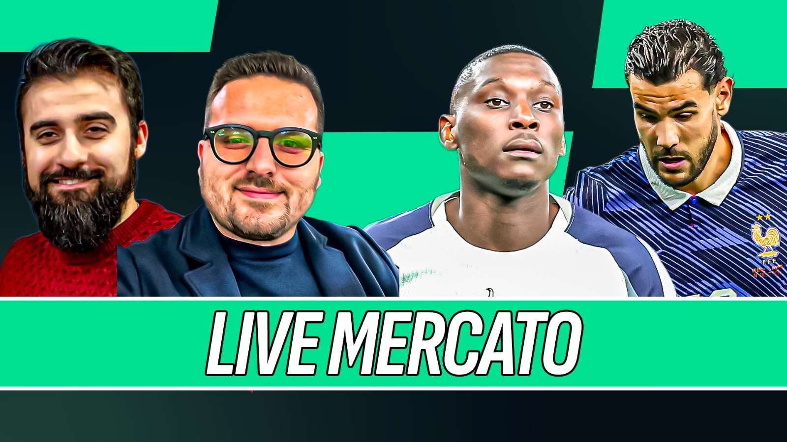 Da Theo a Kolo Muani e Leao: Calciomercato LIVE dalle 17.30 su YouTube
