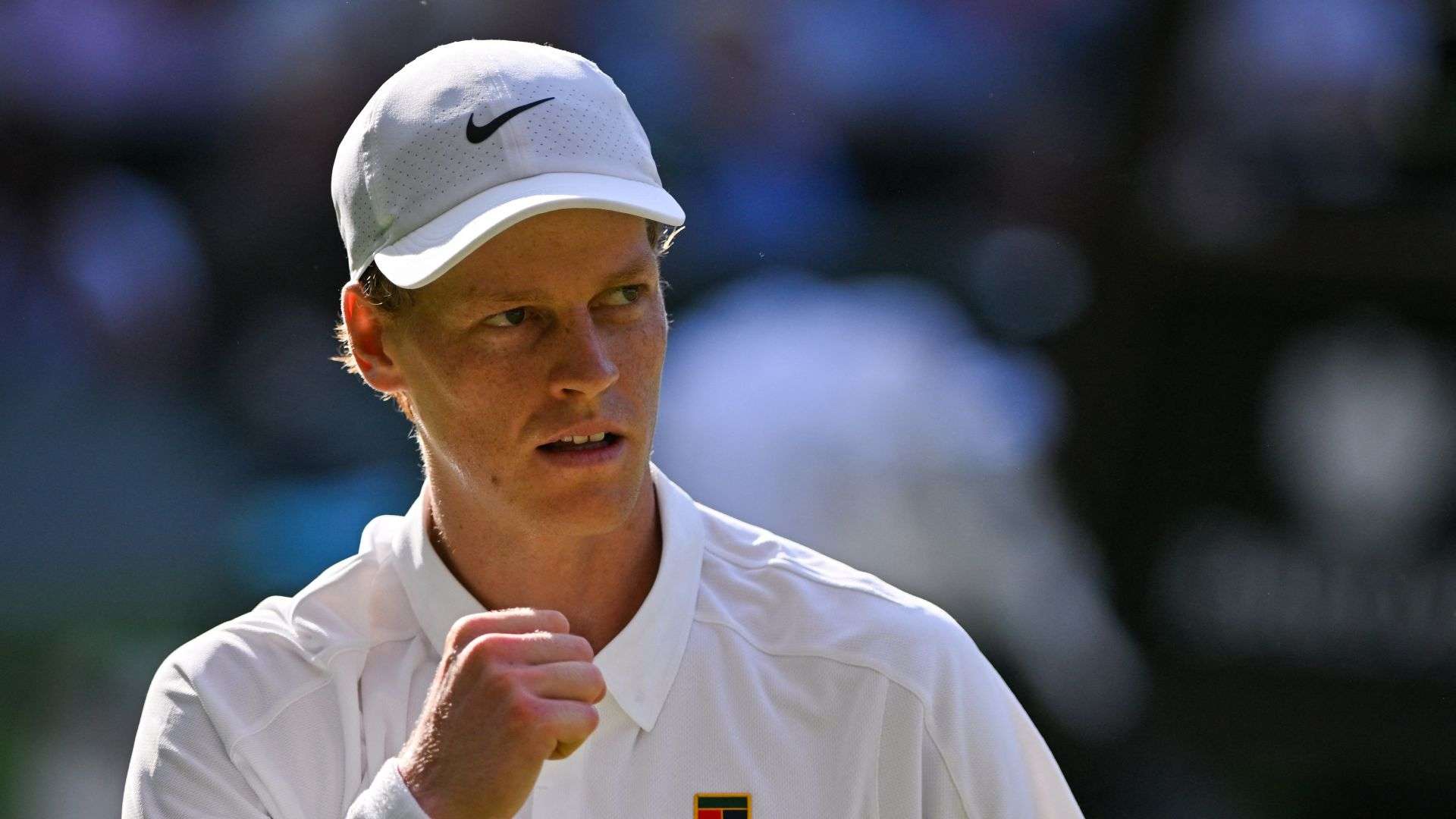 sinner 2025 pugno wimbledon