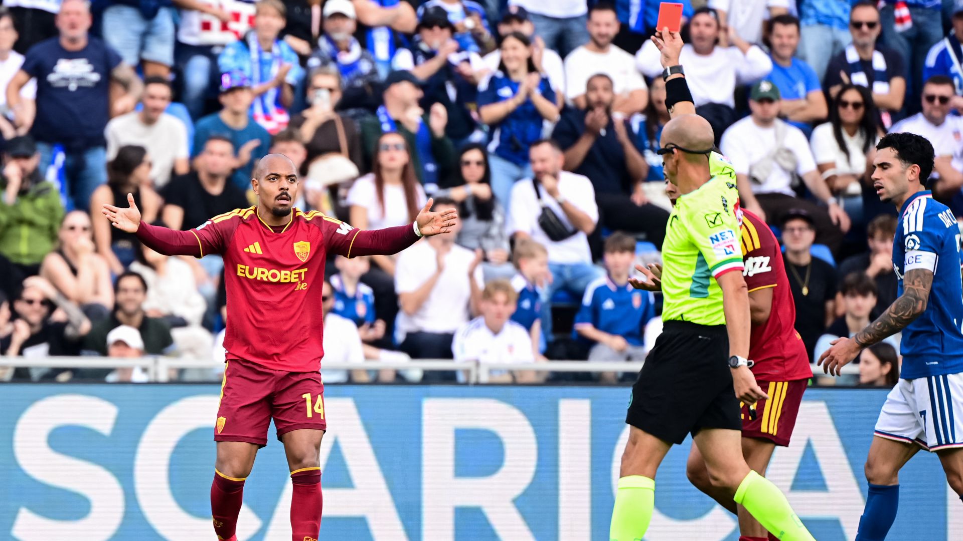 Malen espulso Como Roma