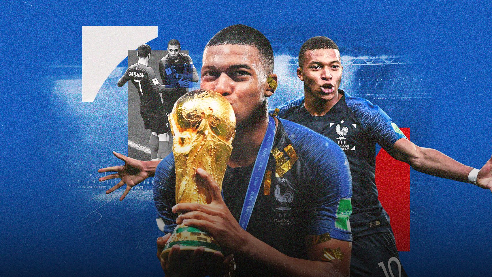 Icons - Kylian Mbappé, il giovane 'cacciatore' di record: come la stella del Real Madrid ha emulato due volte Pelé nella vittoria della Francia ai Mondiali del 2018