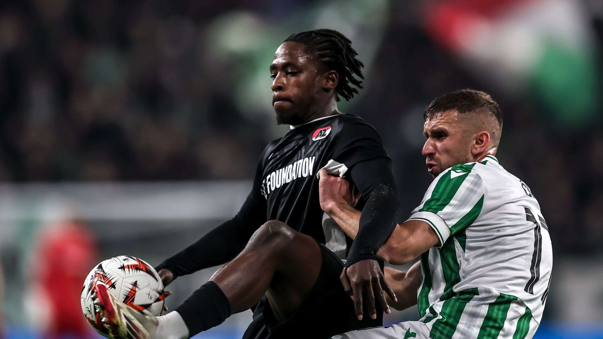 Jayden Addai AZ Alkmaar controllo