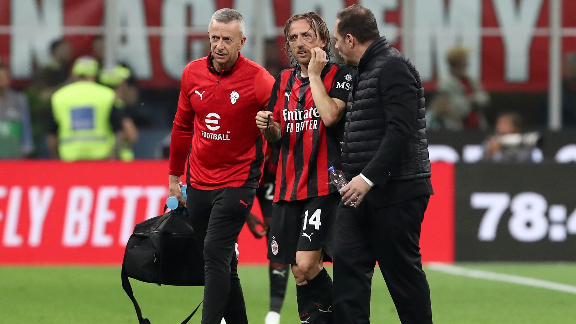 Milan, tegola Modric: frattura dello zigomo e intervento chirurgico necessario. I tempi di recupero