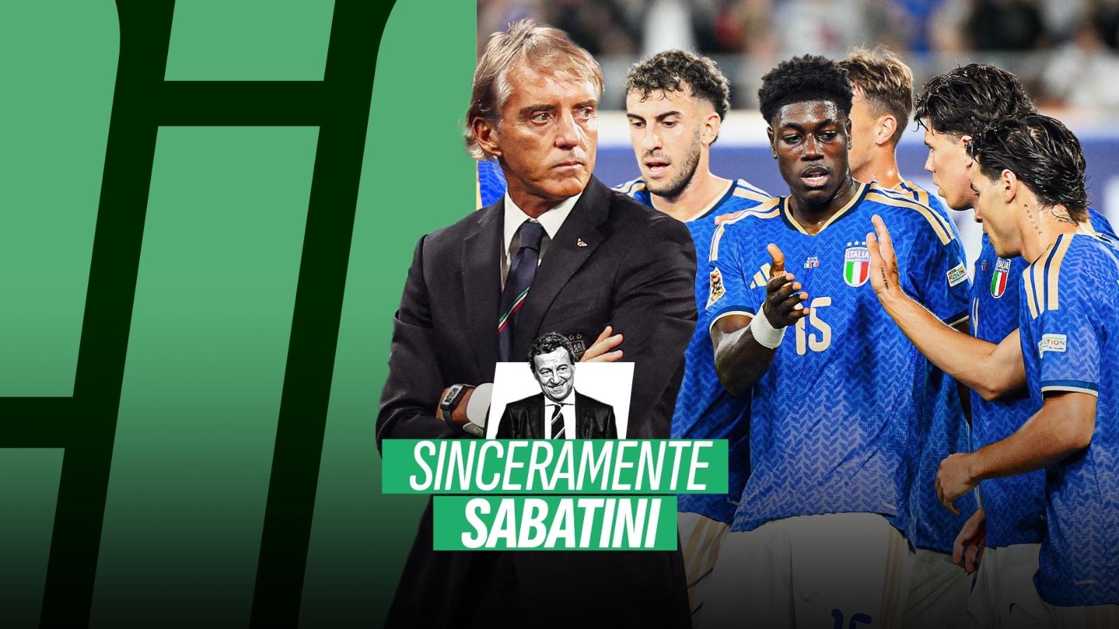 sinceramente sabatini mancini italia 2026 27 esultanza gruppo