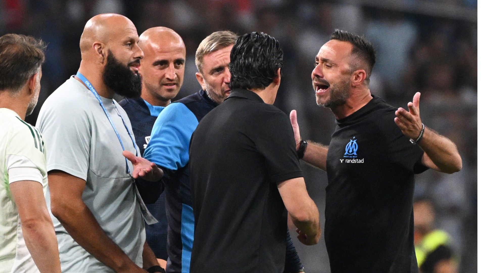 De Zerbi ed Emery testa a testa dopo Marsiglia-Aston Villa: lite in ...