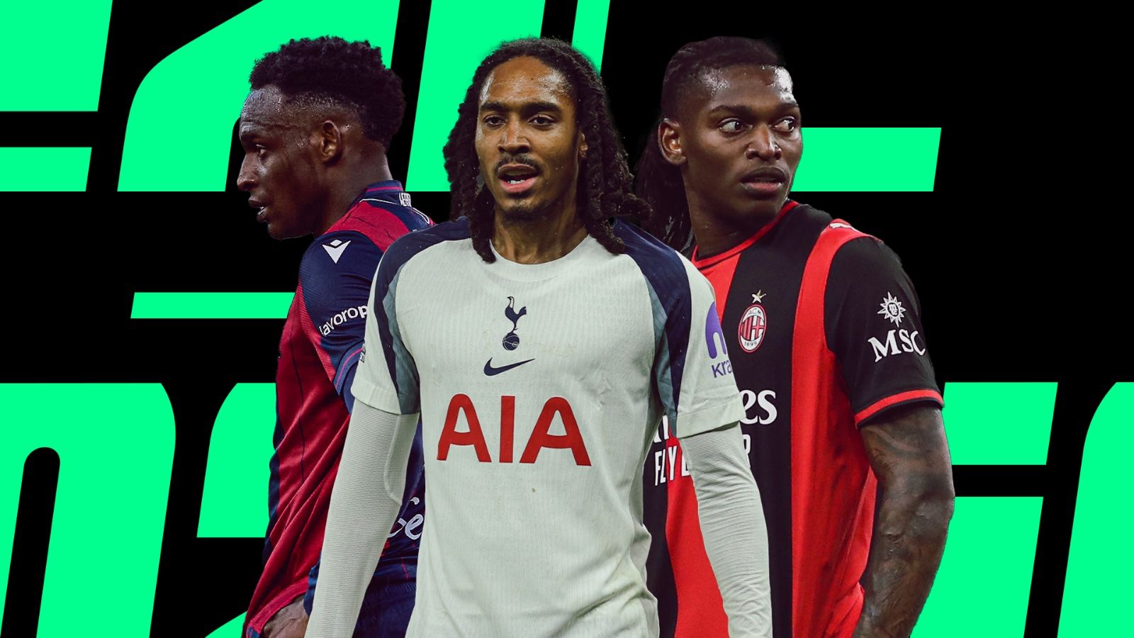 Grafica calciomercato live Lucumi Spence Leao
