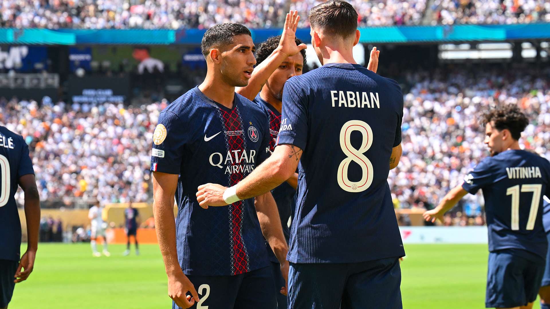 PSG esultanza Real 2026