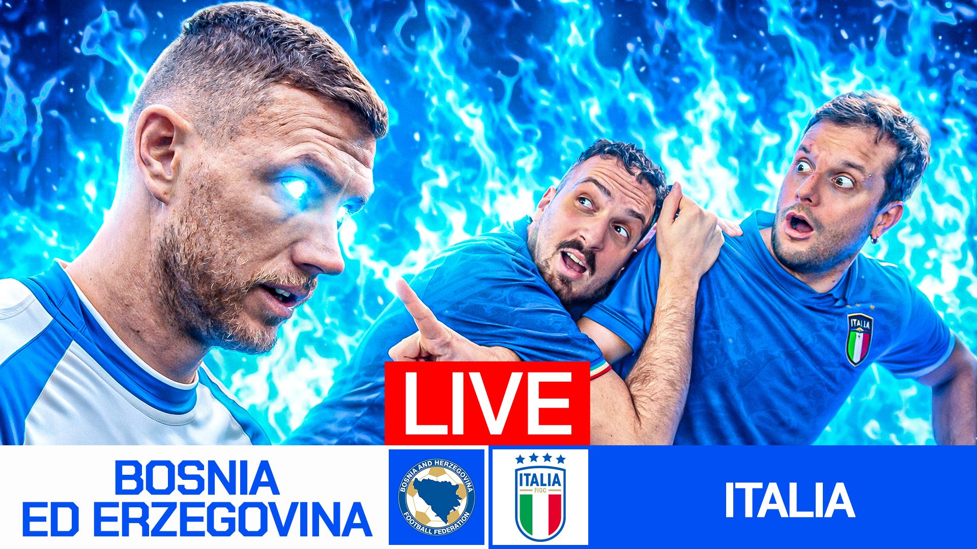 Dove vedere Bosnia-Italia in diretta su YouTube: segui la live reaction di 1VS1