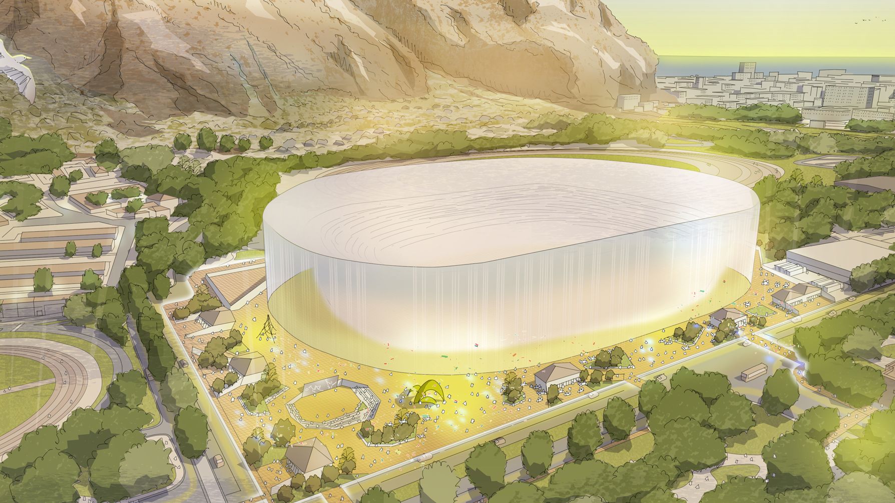 Palermo, passi in avanti per lo stadio: Populous al lavoro per il nuovo Barbera