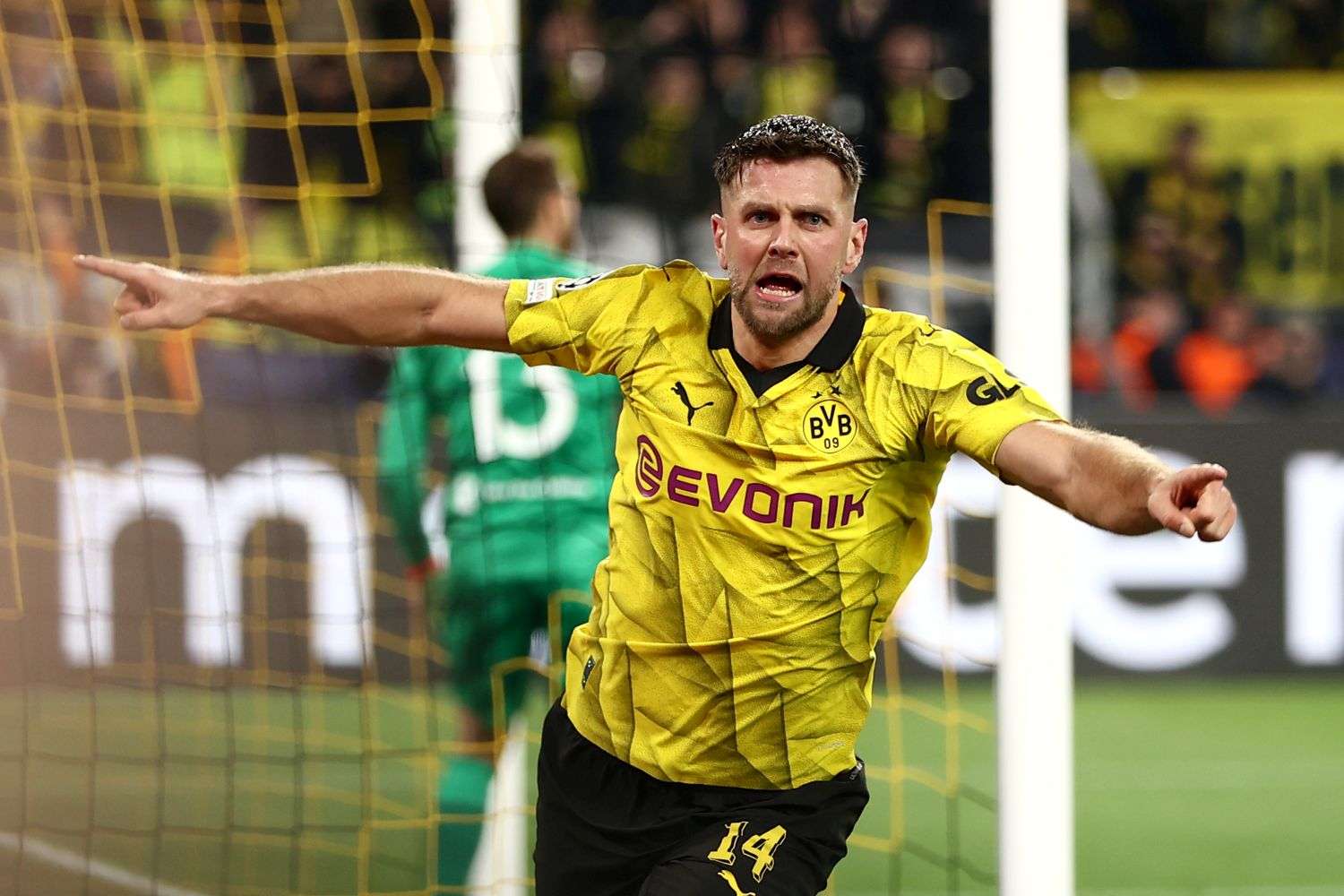 fullkrug, borussia dortmund, 2023/24, esulta, smorfia, atletico