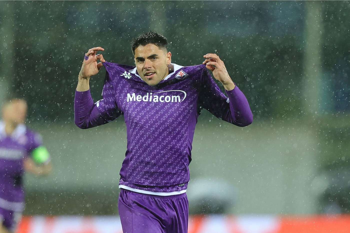 Maglia Ufficiale Fiorentina 2023-2024 Kappa – Sottil Numero 7 – Bambino - Foto 3
