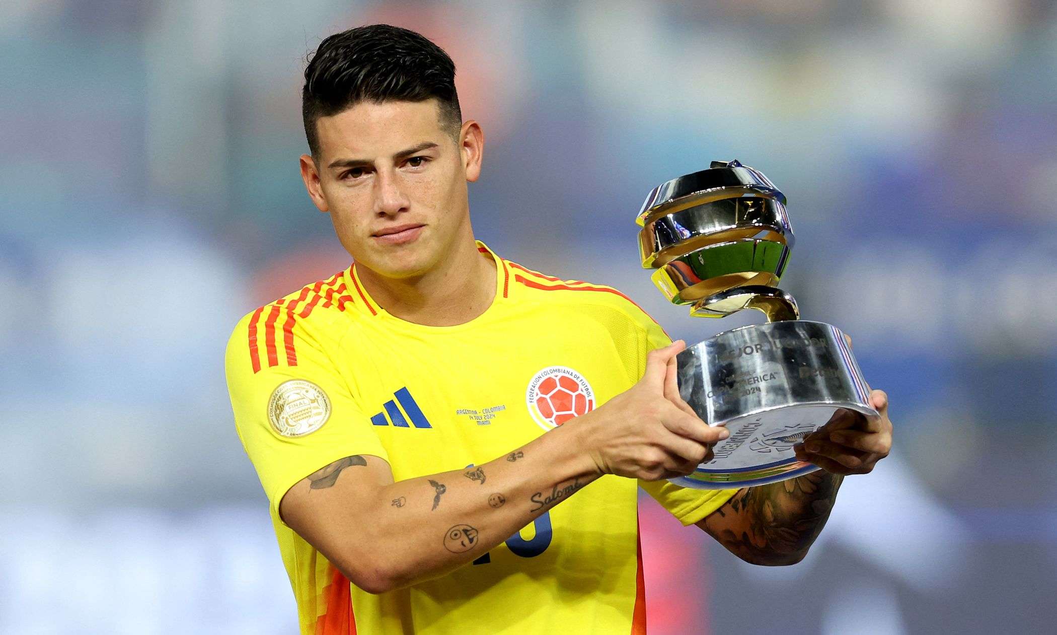 James Rodriguez MVP Copa America 2024, esempio di scommesse sportive su Plexbet