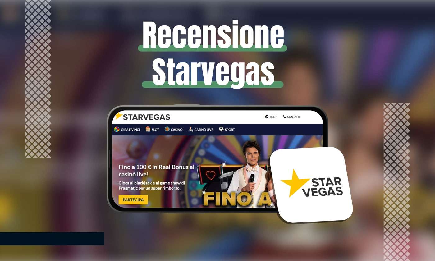 Interfaccia dell app Starvegas casino su mobile