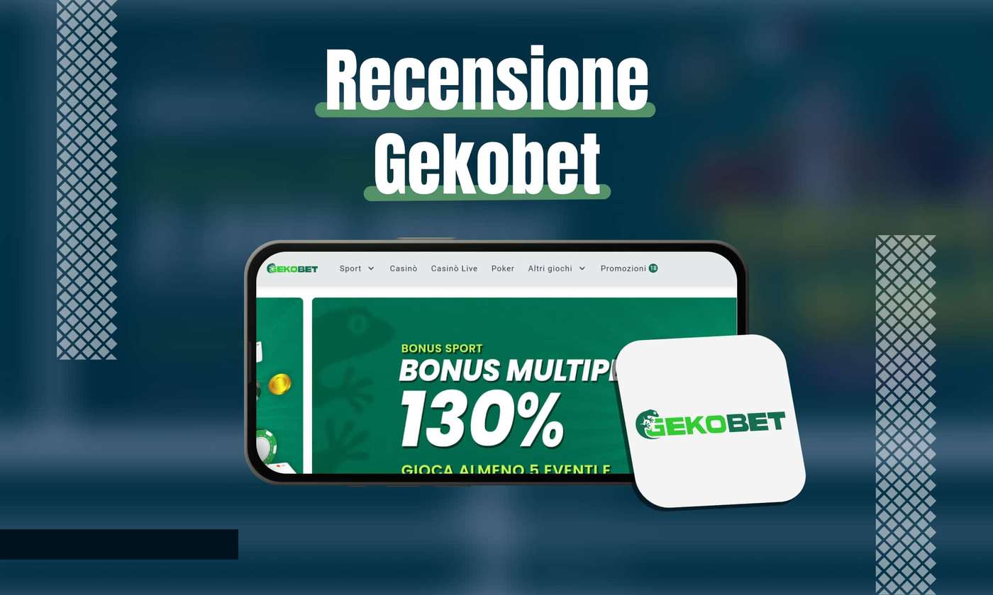 Schermata dell app Gekobet che mostra giochi e scommesse