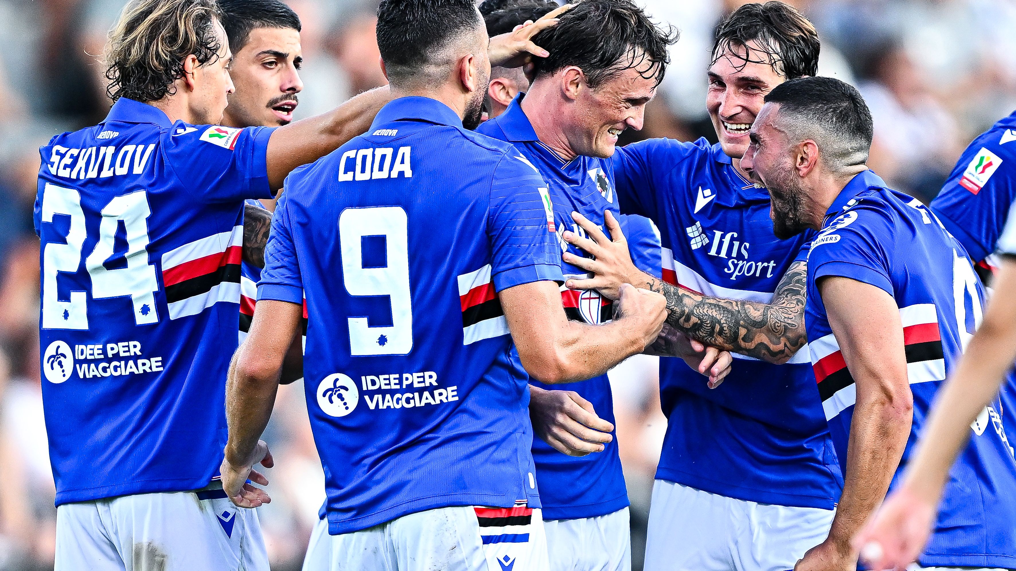 Sampdoria-Reggiana 2-1: il tabellino