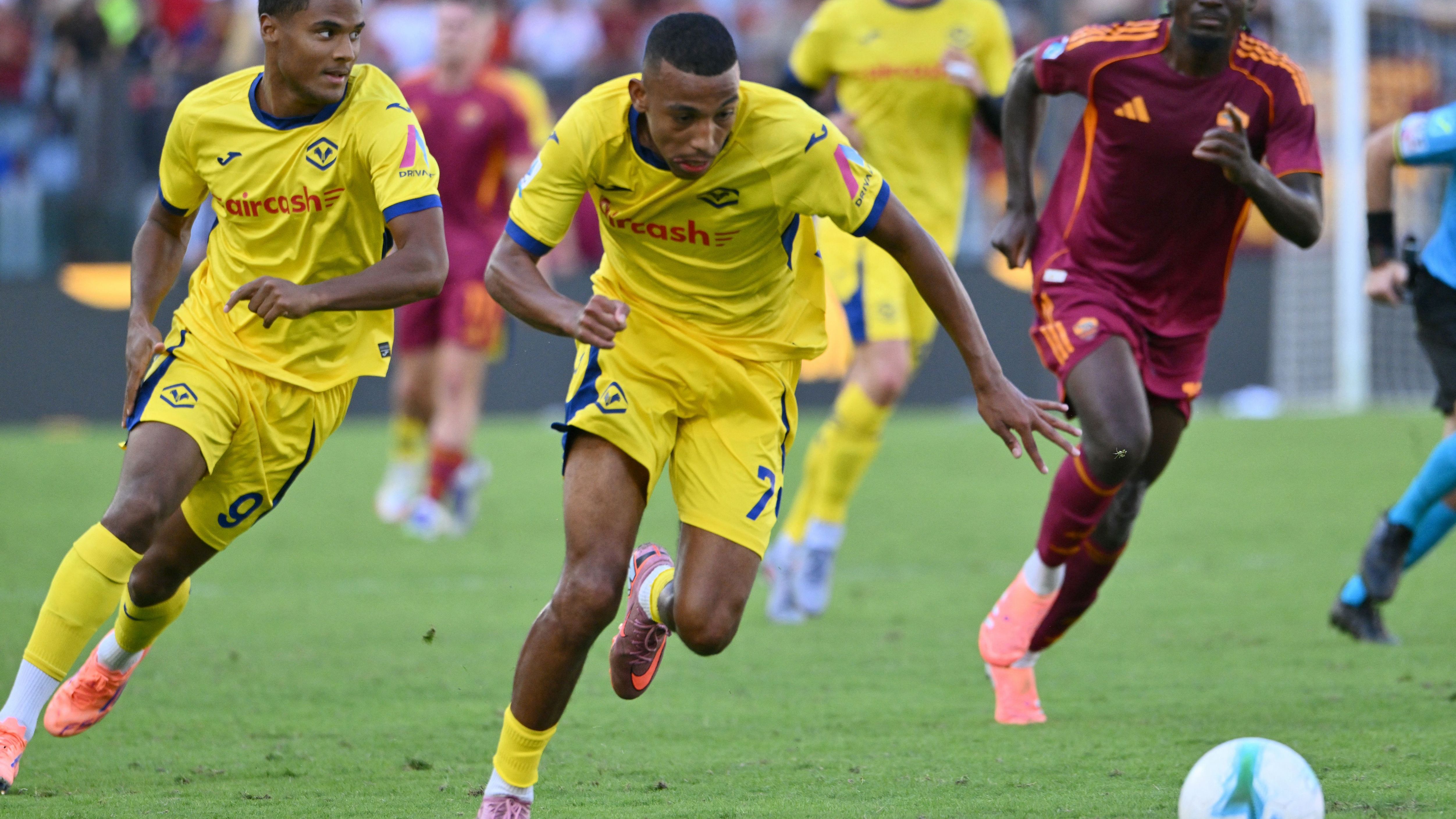 Roma, occhi su Belghali dell'Hellas Verona