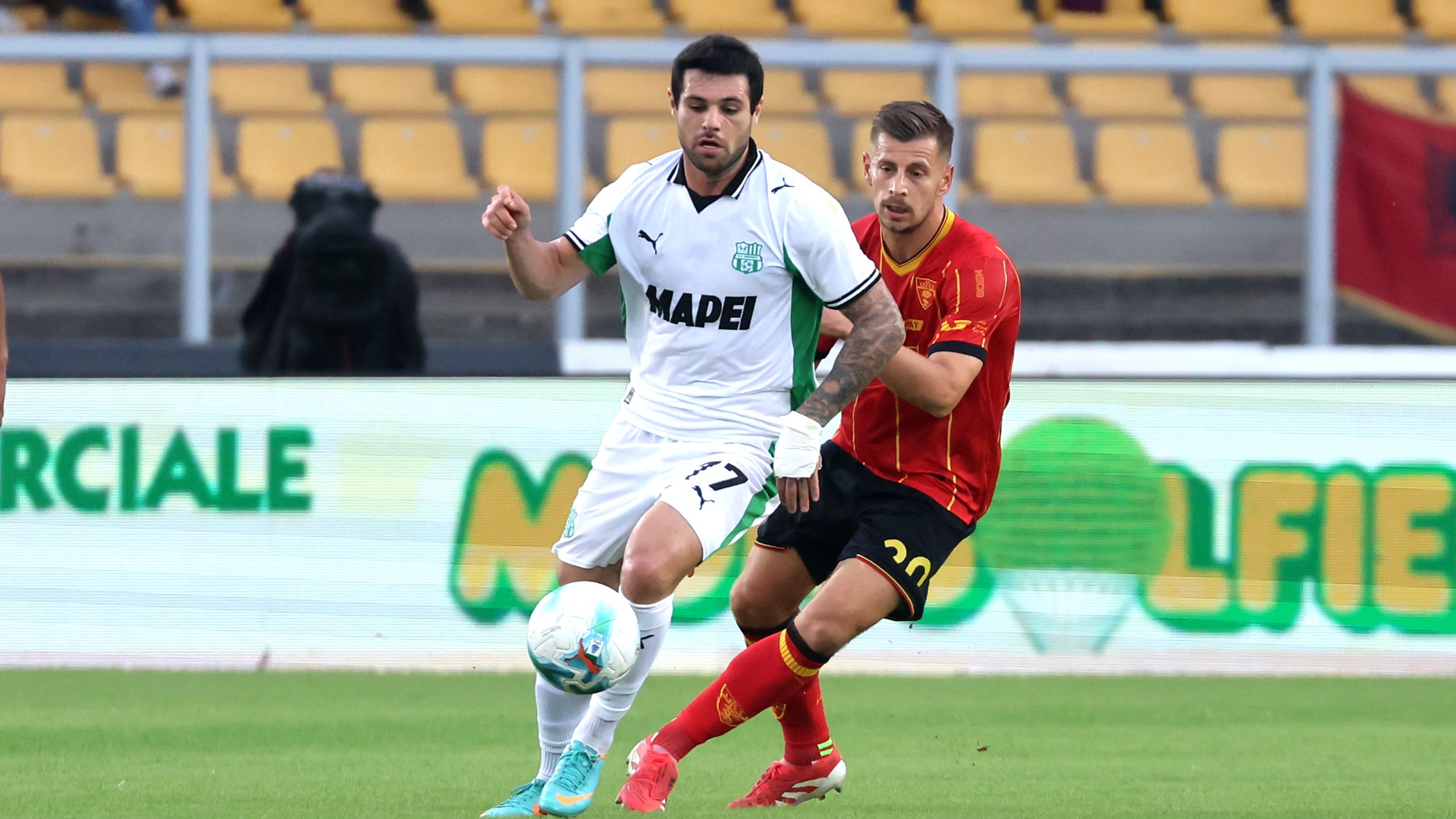 Lecce-Sassuolo 0-0: il tabellino
