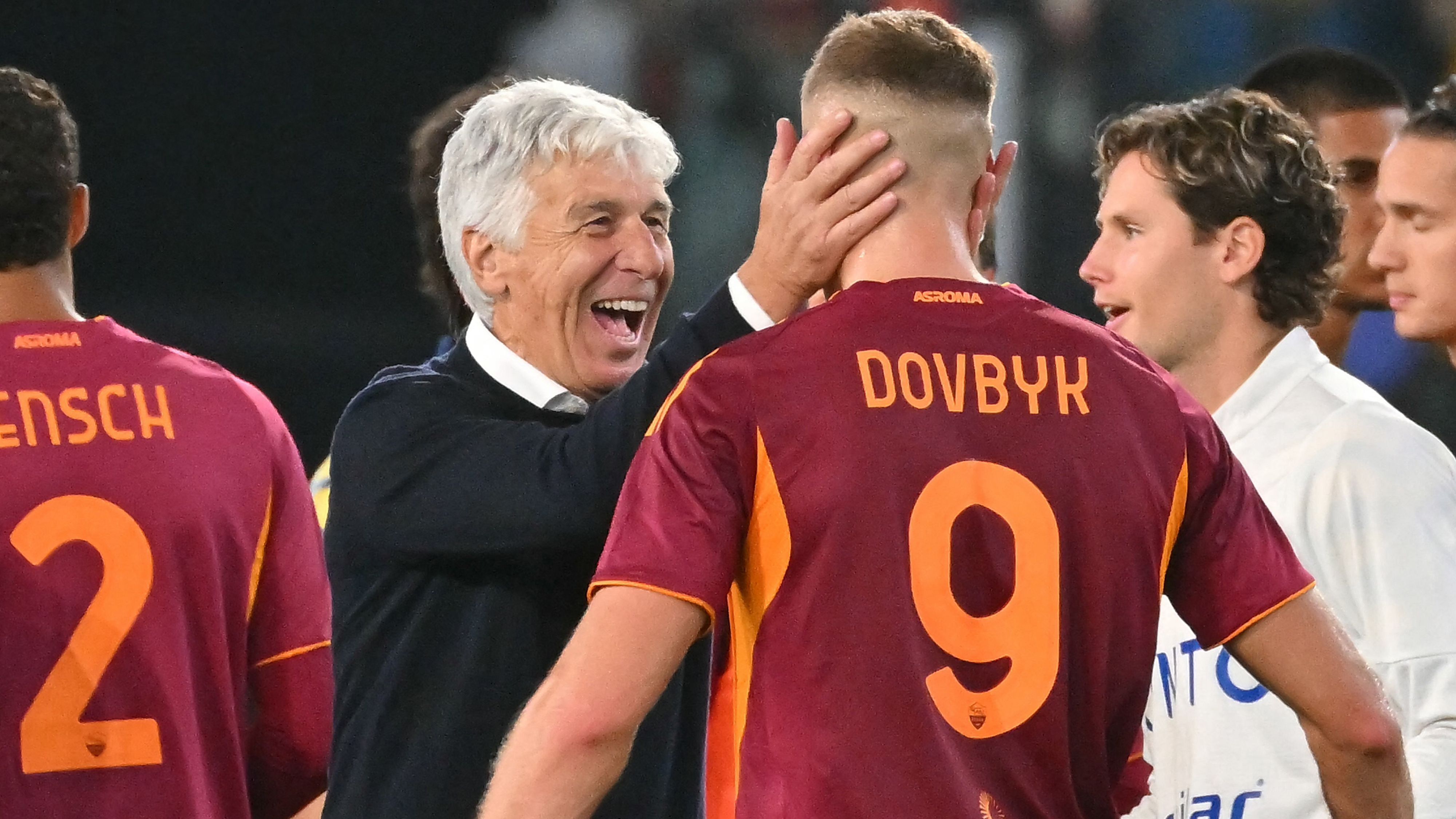 Roma, buone notizie: Dovbyk e Hermoso si allenano in gruppo