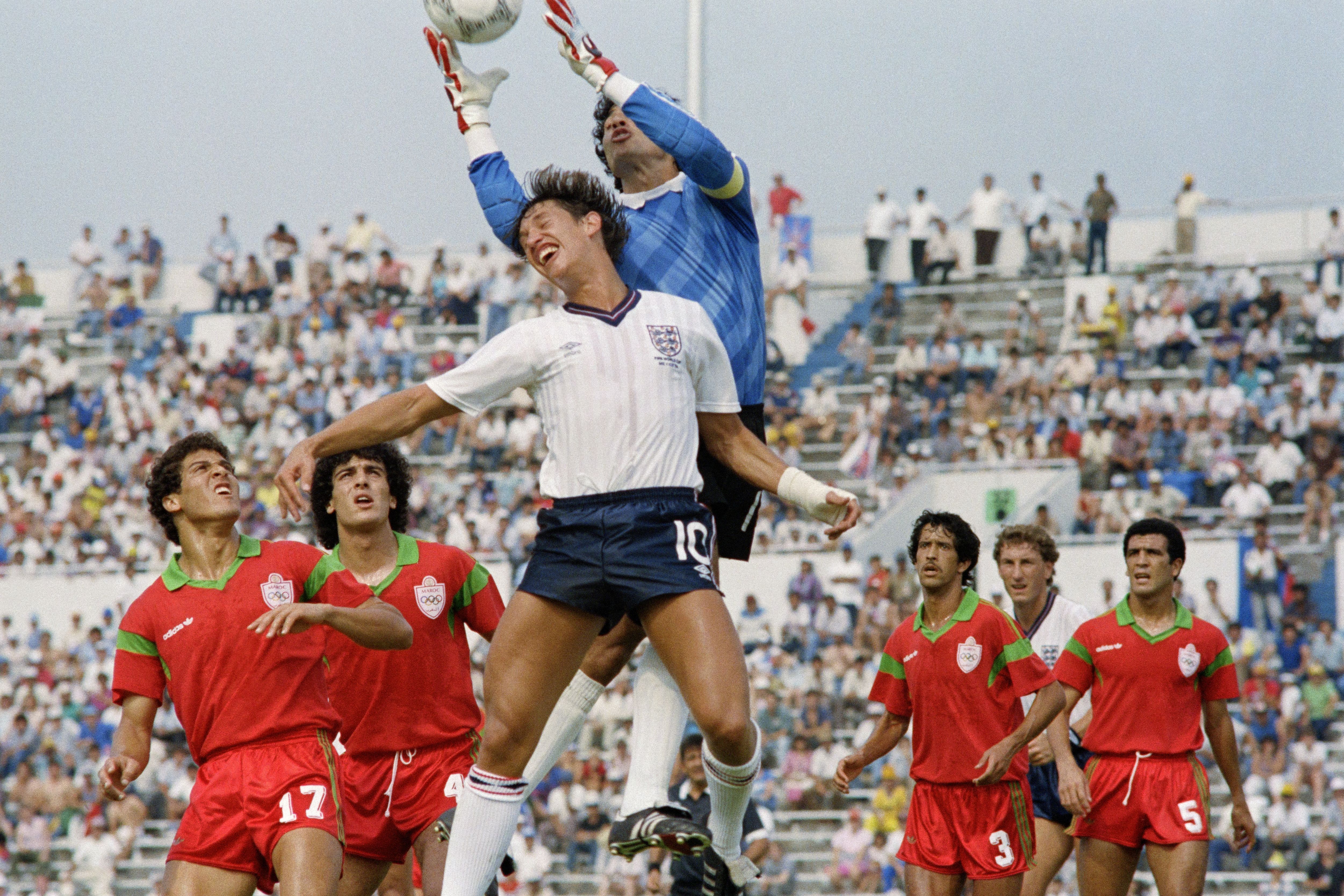 FBL-MEXICO-WORLD CUP 1986-MOROCCO-ENGLAND
