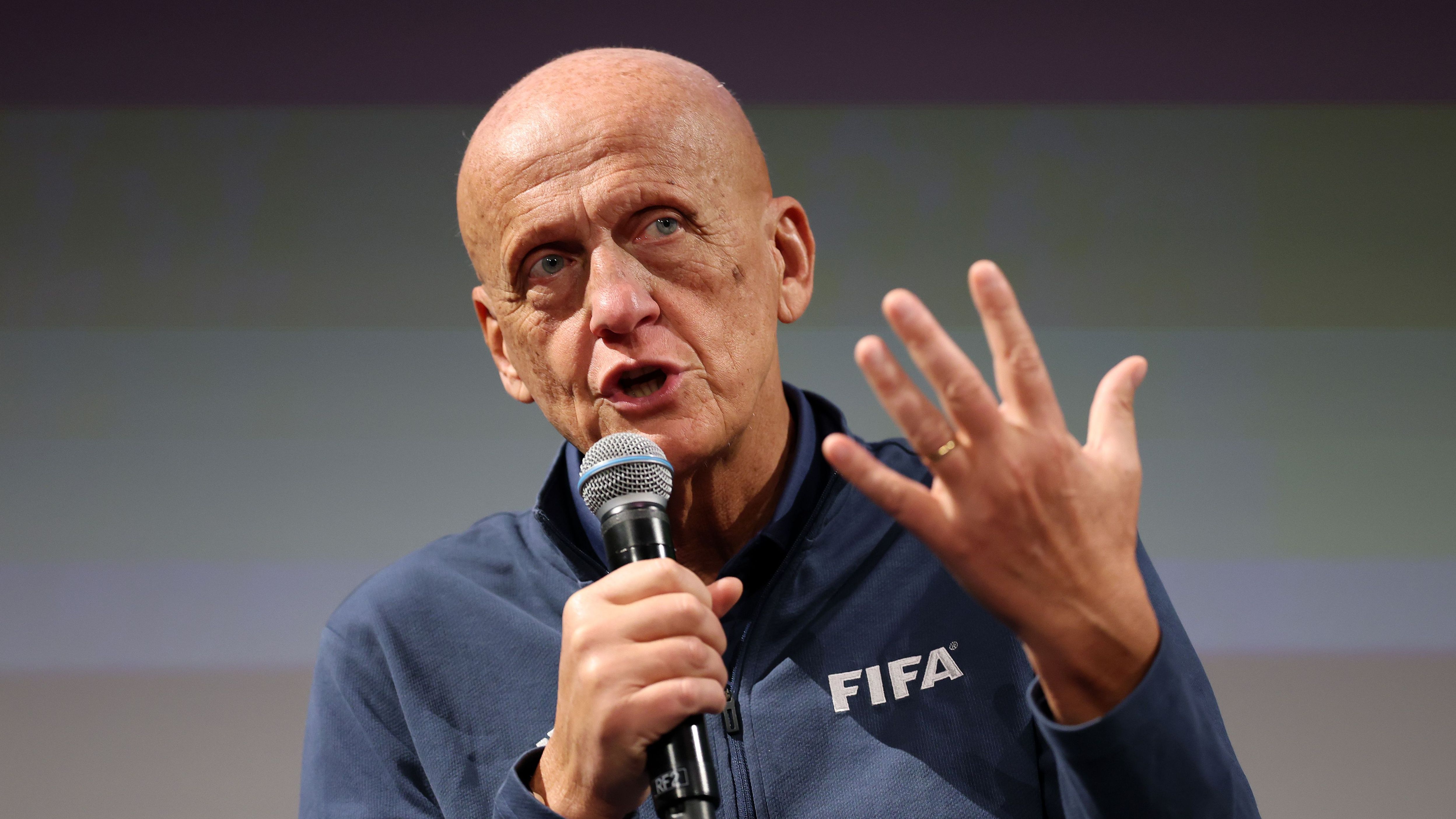 Il responsabile degli arbitri FIFA Collina difende l'annullamento del goal dell'Egitto contro l'Argentina e nega influenze di Infantino sugli arbitri