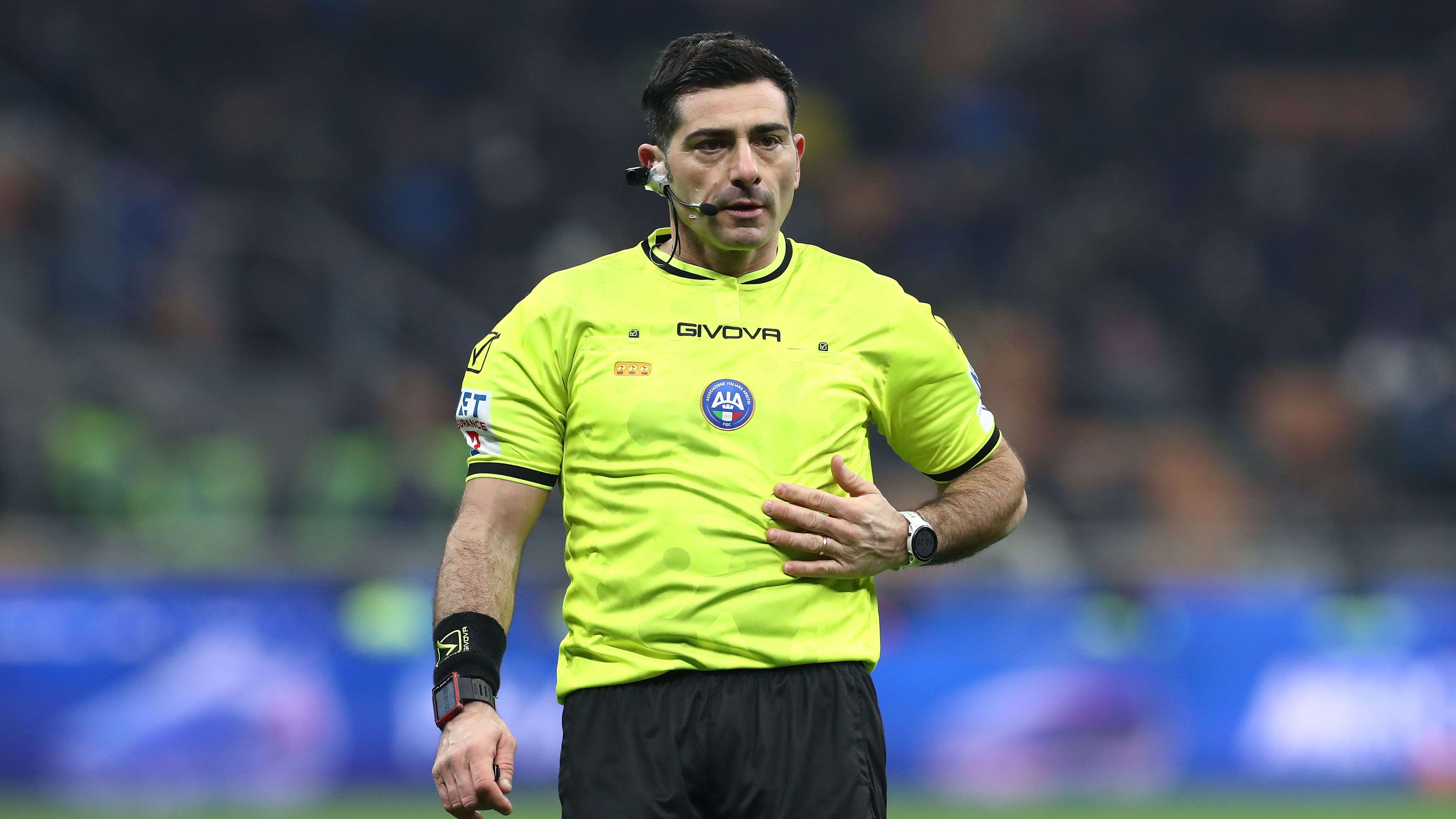 Arbitri 37ª giornata: Maresca e Di Bello per il derby di Roma
