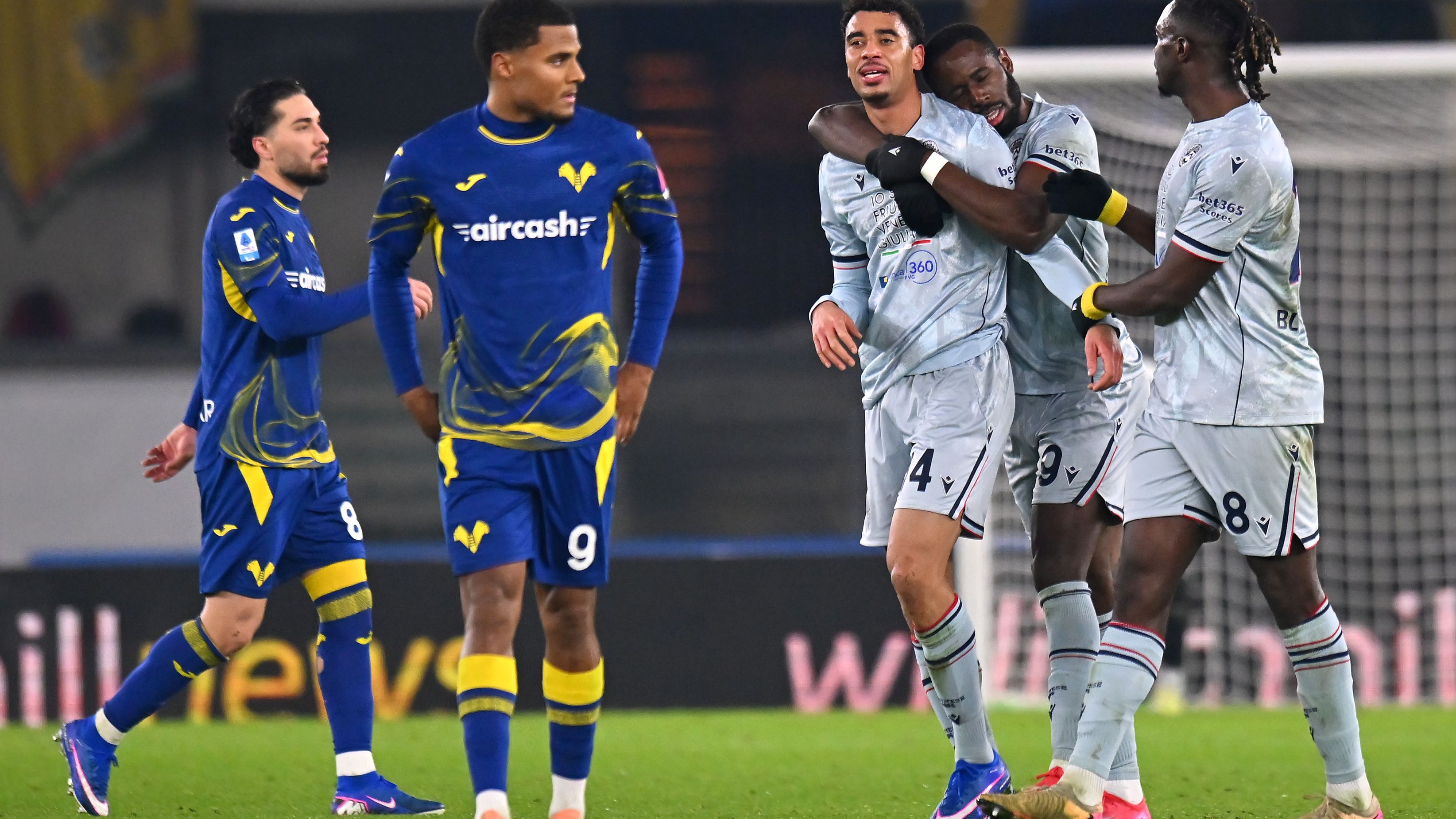 Verona-Udinese 1-3, il tabellino