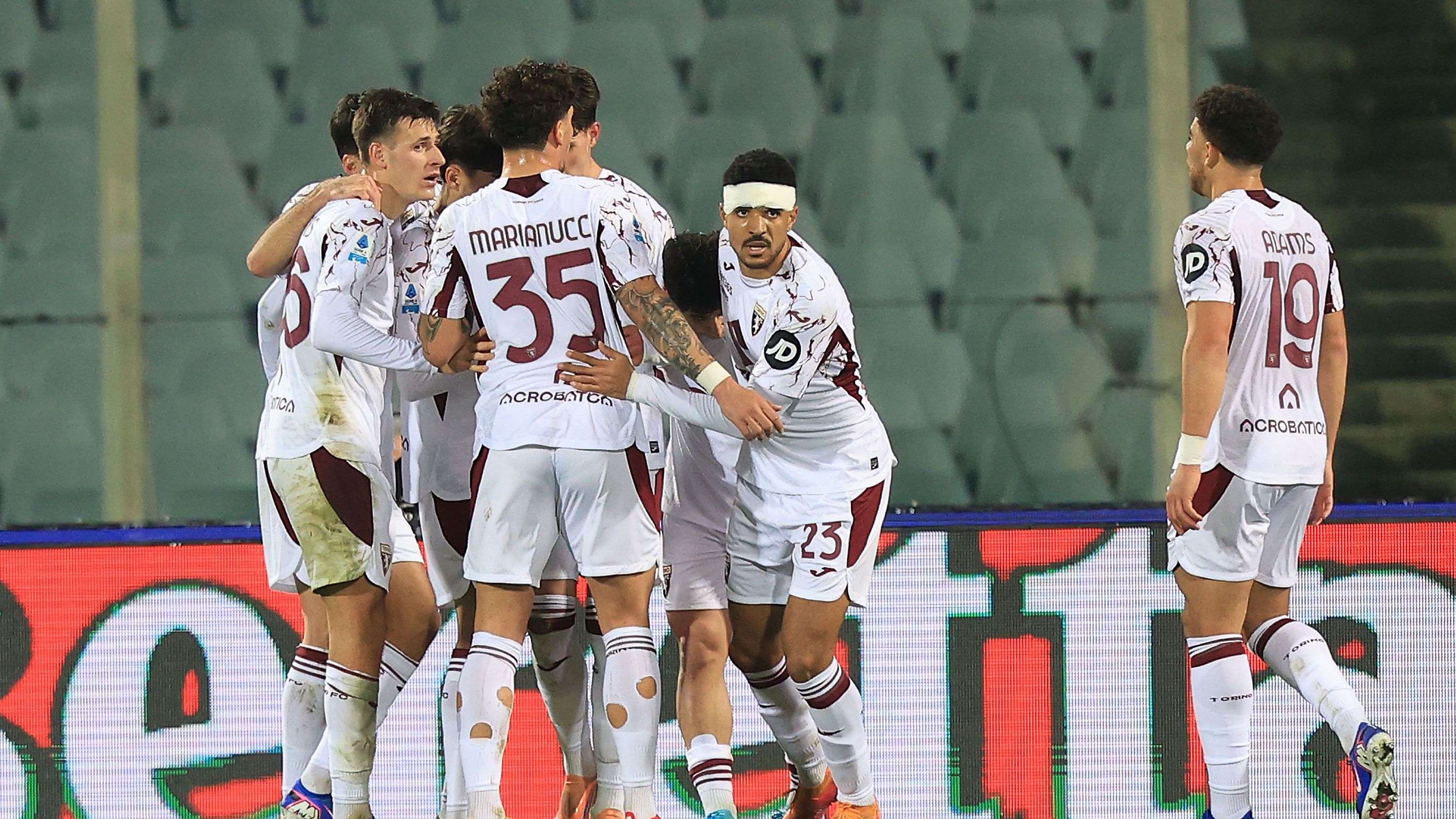 Maripan gela il Franchi: il Torino riprende la Fiorentina al 93'. I viola rimangono in zona retrocessione