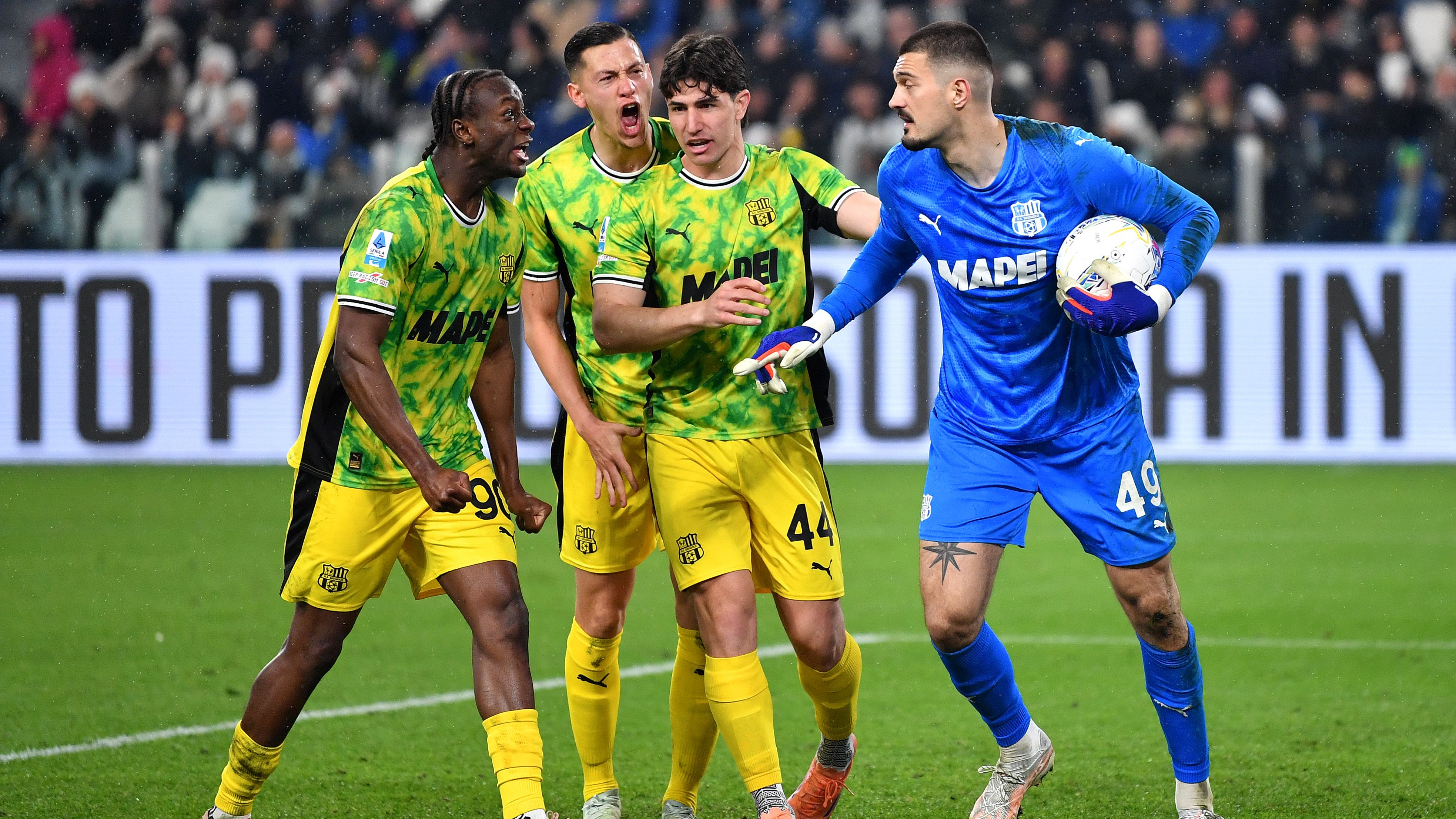 Passo falso della Juventus per la corsa Champions: 1-1 col Sassuolo, decisivi Pinamonti e Muric e Locatelli sbaglia un rigore. Ora il Como può scappare a +3 al 4° posto