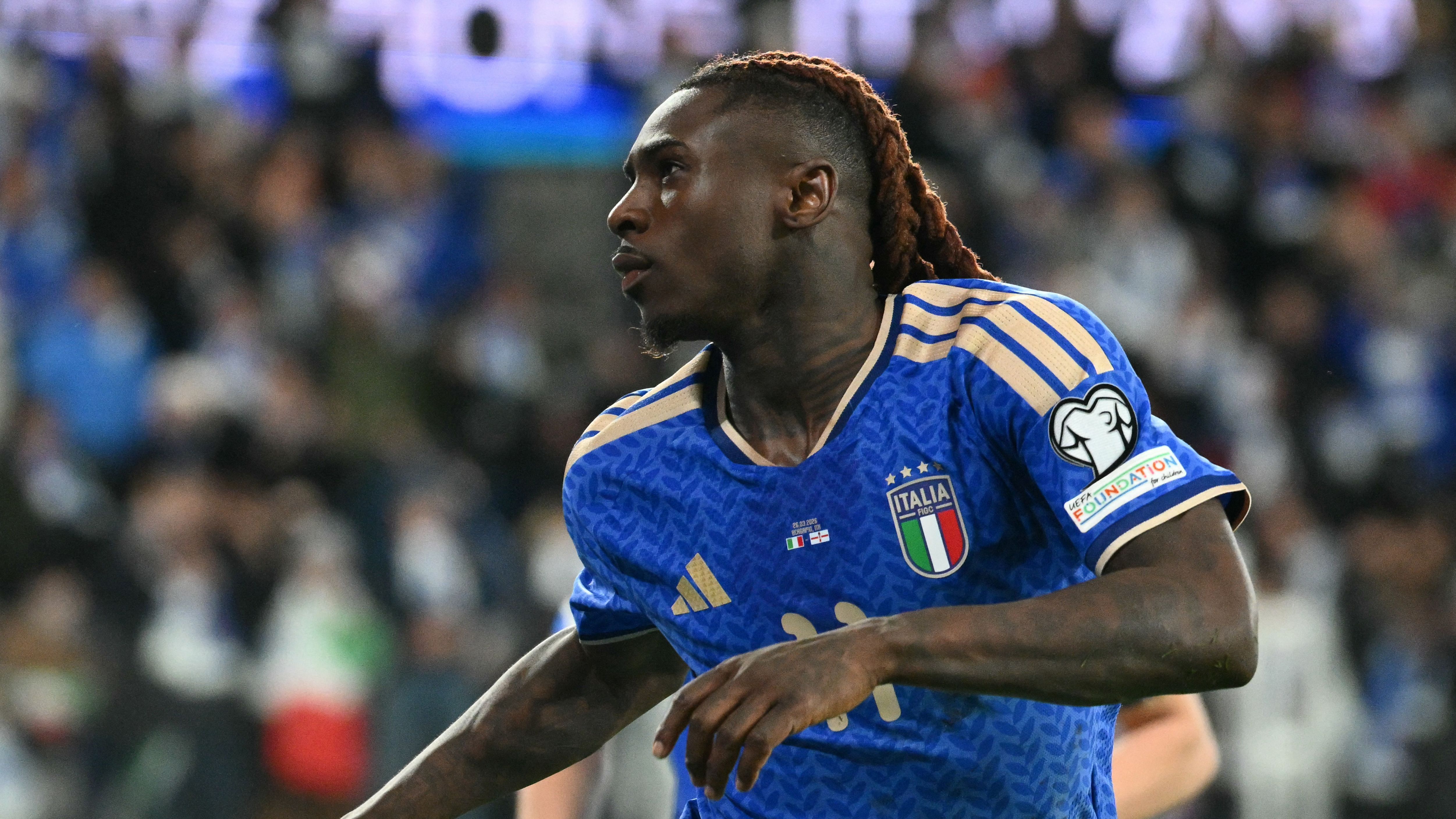 Italia, Kean: "Meno male che è arrivato il goal. Il pubblico ci ha spinto tanto"