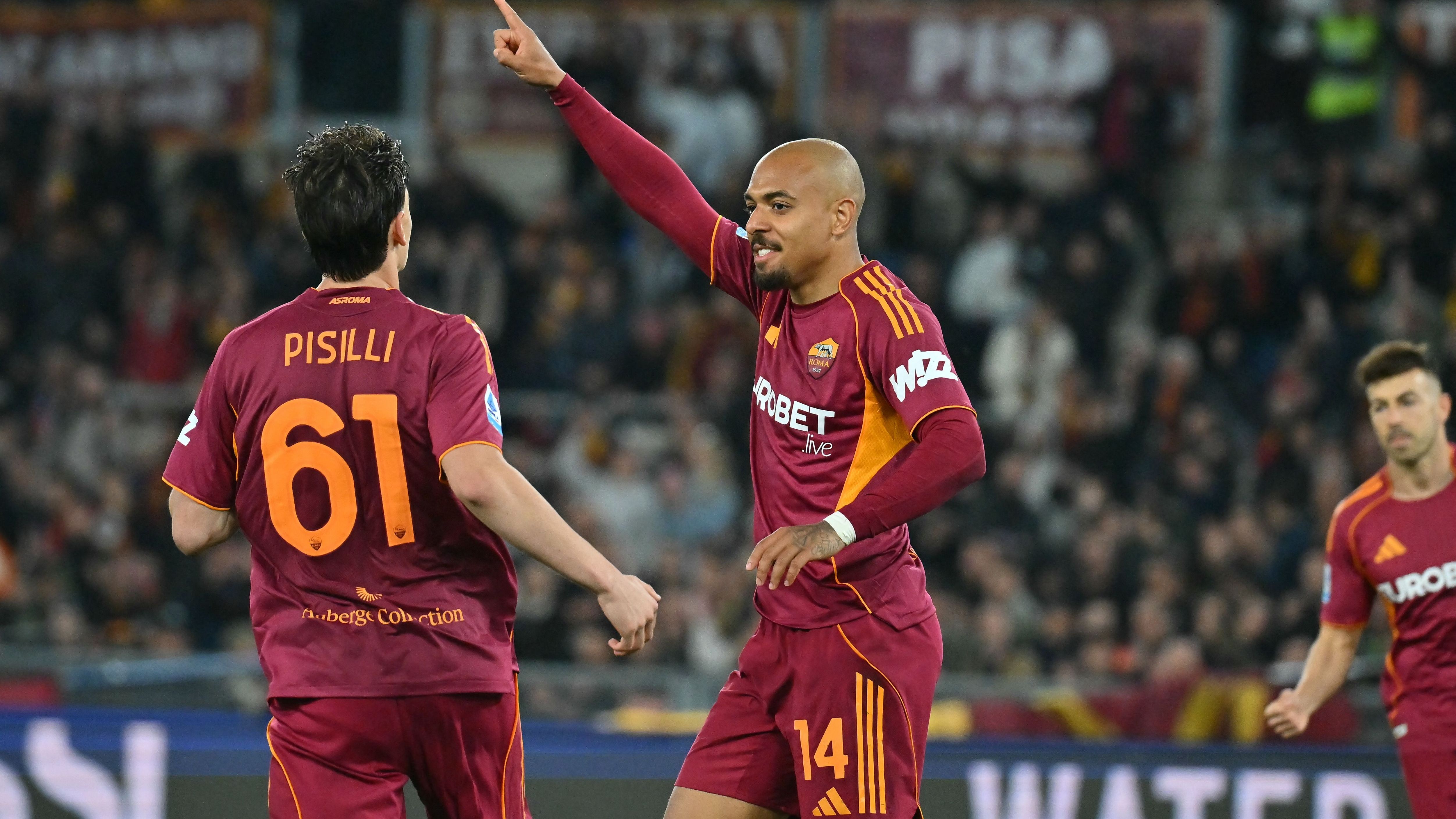 Serie A, Roma-Pisa LIVE 3-0: tripletta di Malen, Pellegrini prende un palo e si fa male, entra El Shaarawy