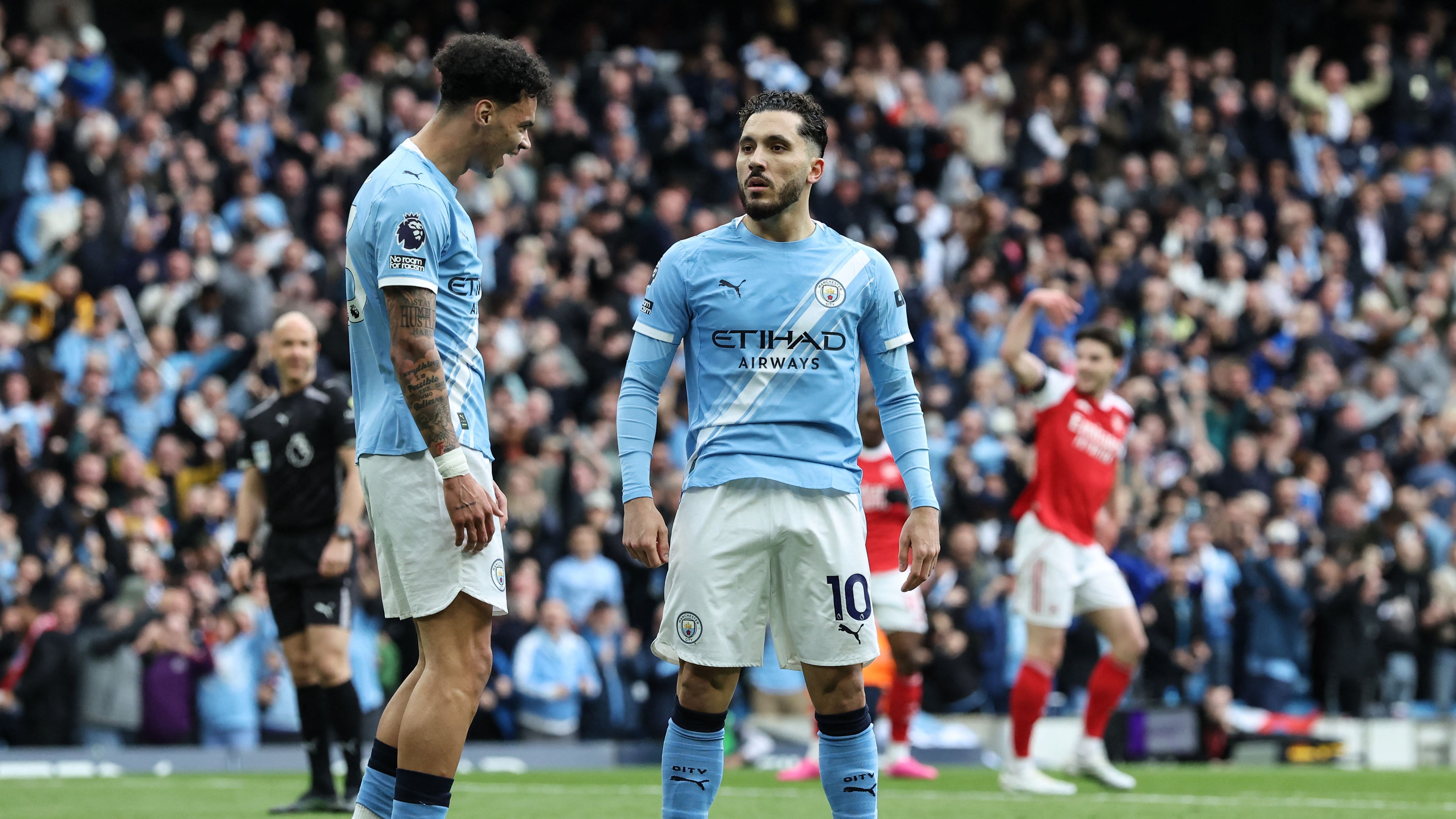 Manchester City-Arsenal LIVE 1-1: capolavoro di Cherki, poi clamoroso errore di Donnarumma!