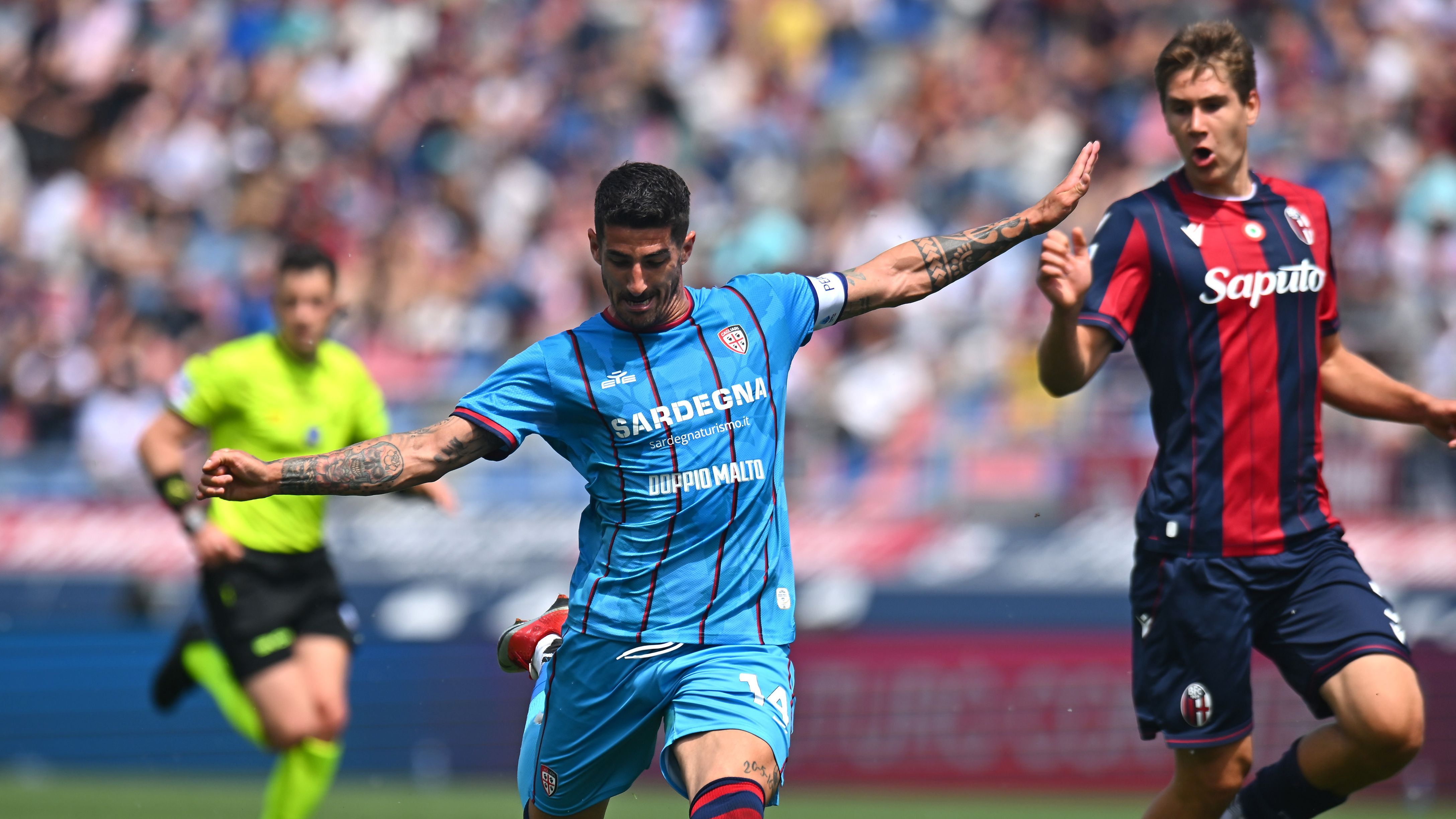 Poche emozioni al Dall'Ara: Bologna-Cagliari 0-0, goal annullato a Deiola. Sardi vicino alla salvezza
