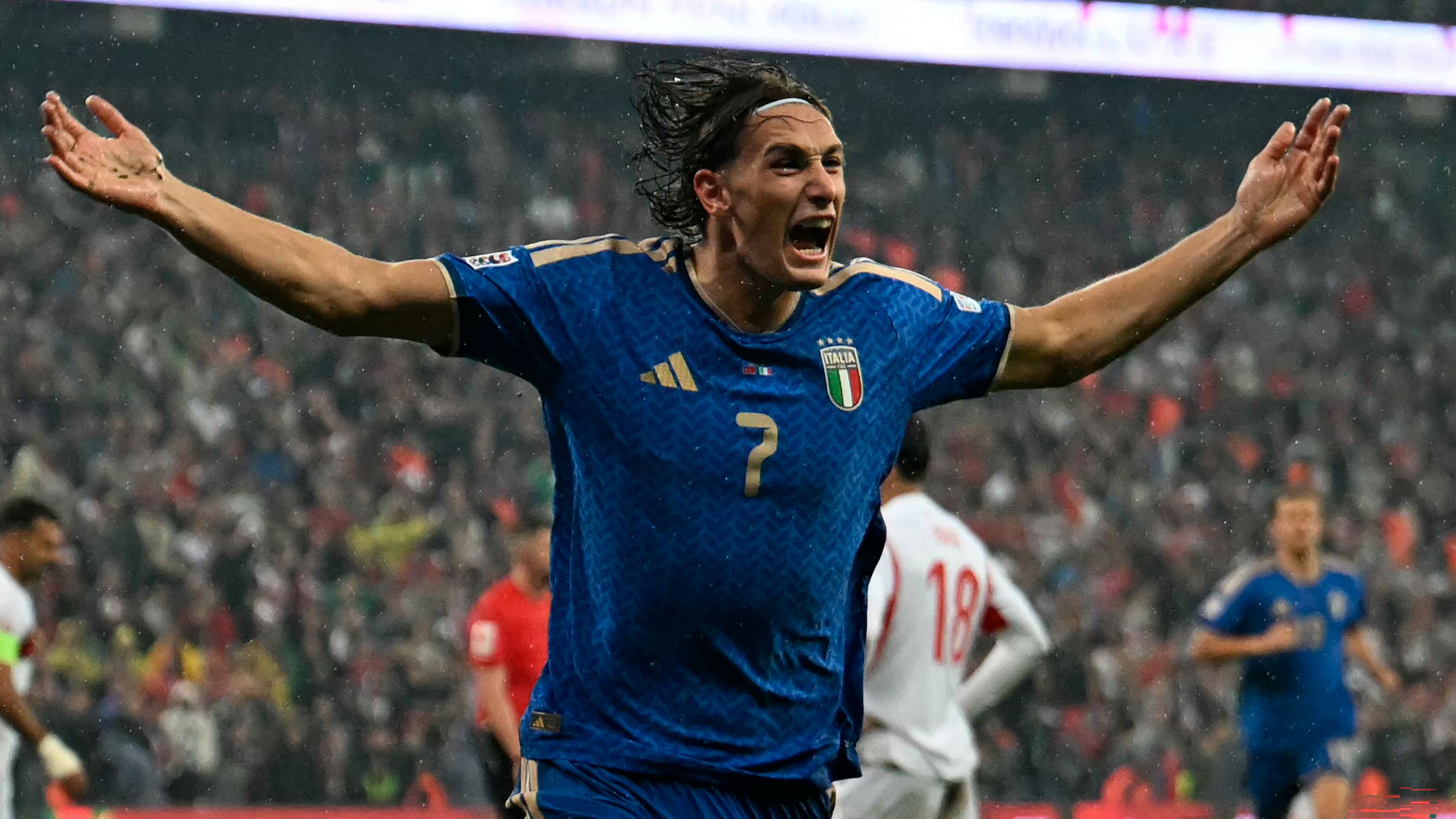 Italia, Mancini: "Pio Esposito può arrivare al livello di Vieri e Toni in due anni"